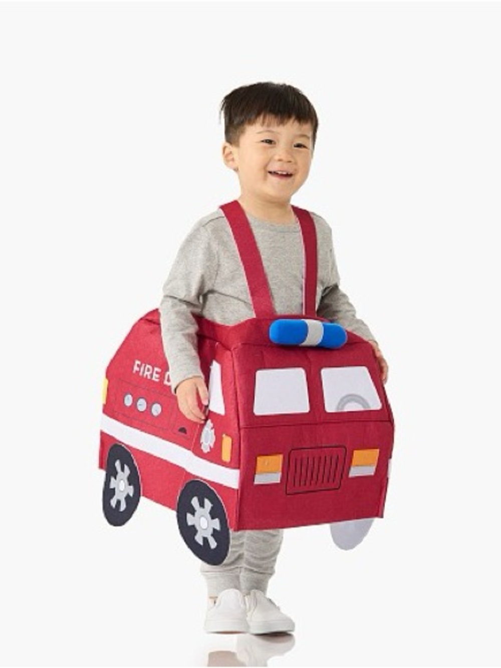 Pottery Barn Kids Firetruck Ride-On Costume makes sound!